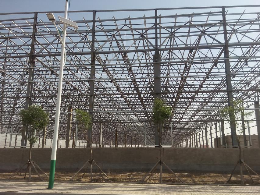 陕西汽车工业厂房网架